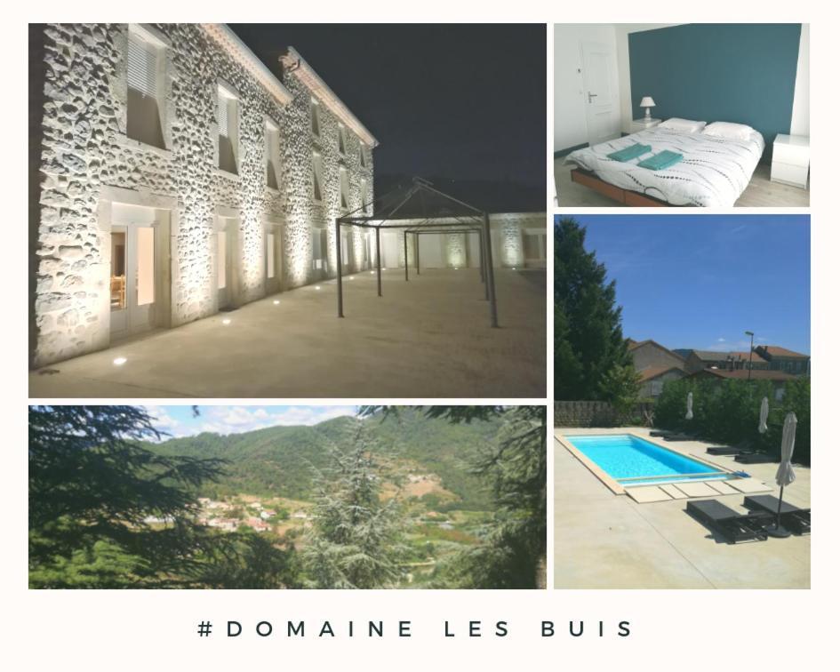 לינה וארוחת בוקר Saint-Fortunat-sur-Eyrieux Domaine Les Buis מראה חיצוני תמונה